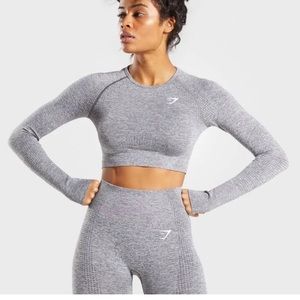 Gymshark - Vital Seamless - Long Sleeve Crop & Leggings Set